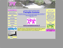 Tablet Screenshot of famigliainsieme.it